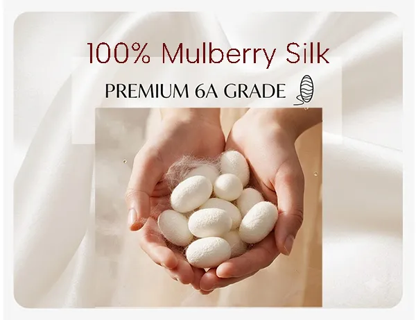 100% mulberry silk